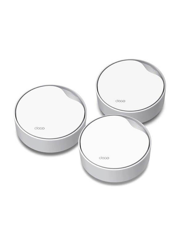 

TP-Link Deco AX3000 PoE Mesh WiFi, Ceiling/Wall-Mountable Wi-Fi 6 Mesh, 3 Pieces, White