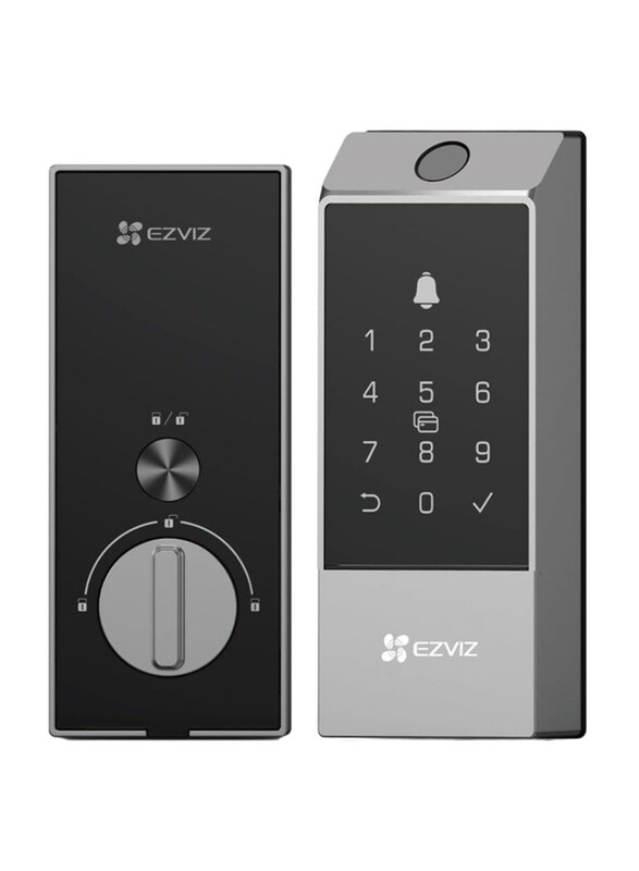 

Ezviz DL04 Pro Smart Lock 5-in-1 Keyless Entry with Fingerprint Access, DL04 Pro, Black