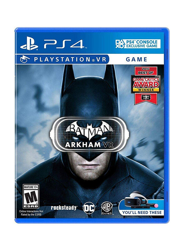 

Batman Arkham VR Video Game for PlayStation 4 (PS4) by Warner Bros