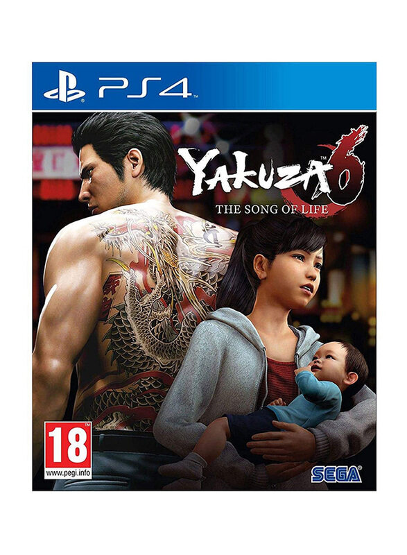 

Yakuza 6 The Song of Life Video Game for PlayStation 4 (PS4) by Sega