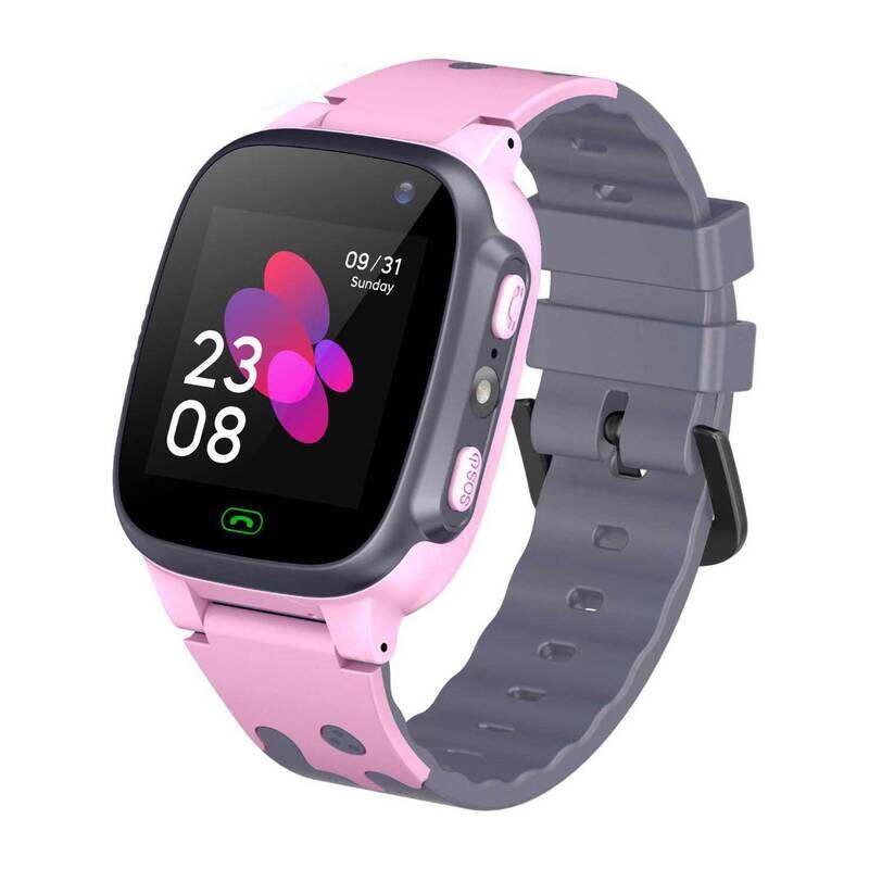 

Green Lion Kids Smart Watch Series 1 with 5 Day Battery Life, Two Way Calling, SOS Alarm, HD Camera, Location Tracking, and Trace Monitor Pink