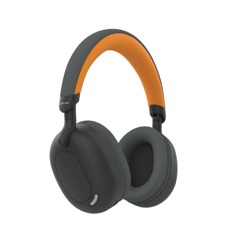 

Green Lion Sunstone Wireless Headphones with Bluetooth V5.3, 40mm Drivers, 36 Hours Playback, 2.5 Hour Charging, 10m Range, AUX Support, Black / Orang