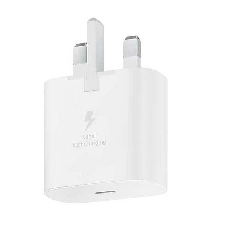

Samsung 25W PD USB C Adapter with USB Type C to USB Type C Cable for Fast Charging 3 Pin Plug Compact Efficient Design for Smartphones Tablets and USB