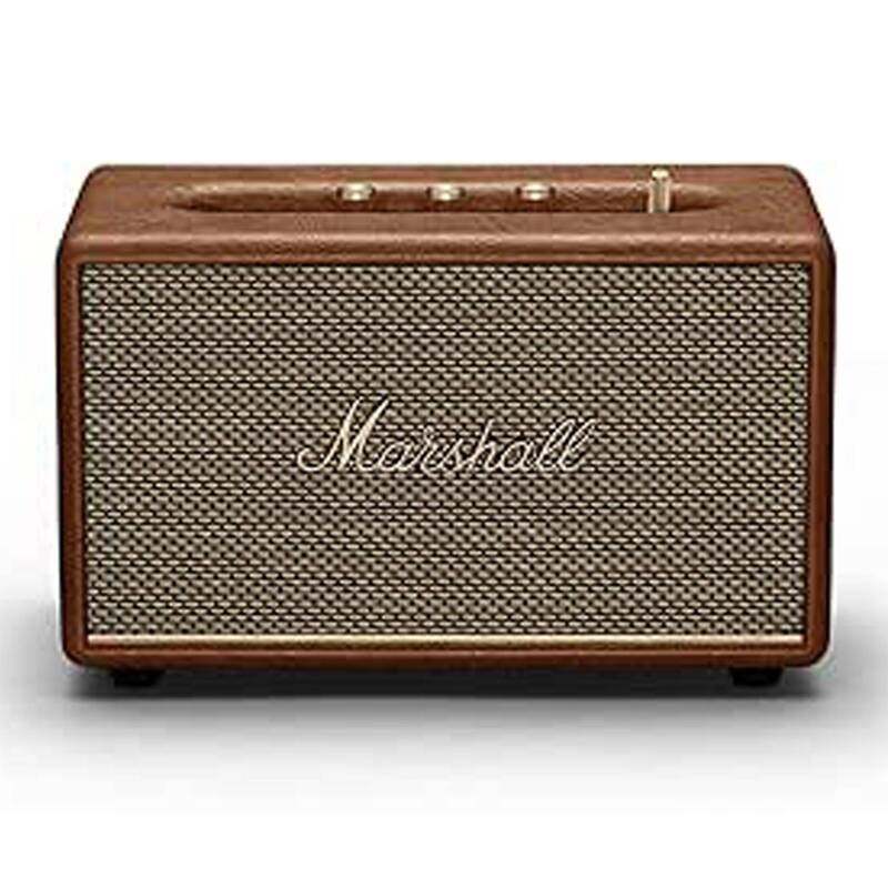 

Marshall Acton III Wireless Stereo Speaker with Bluetooth 5.3, 32 Hours Playtime, 90dB SPL, USB C Charging, IP67 Water Resistance, Fast Charging, Brow