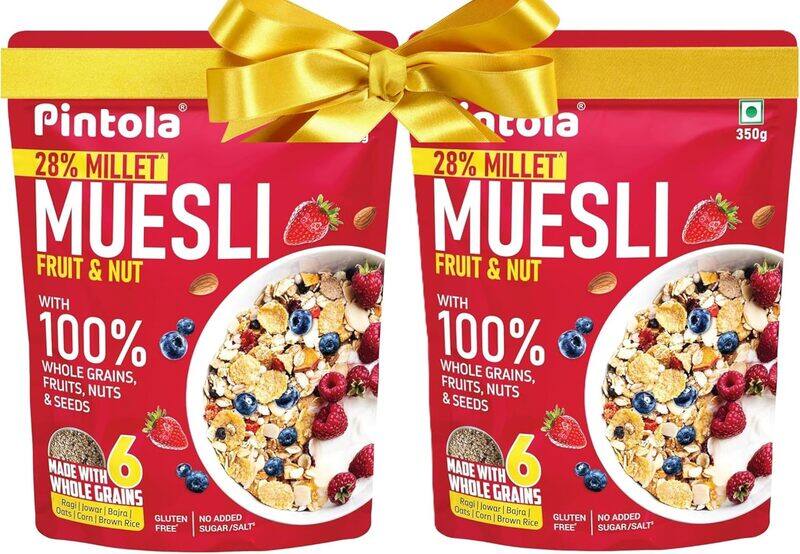 

Pintola Muesli Fruit & Nut 350g Pack of 2