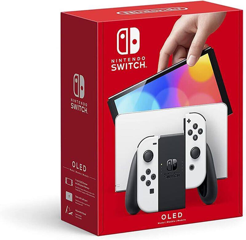 

505 Games Nintendo Switch (OLED Model) - Neon WAITE