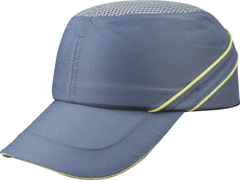 

Deltaplus AIRCOLTAN Ventilated Protective Cap 3 Piece Long peak Grey-Yellow Color Colour