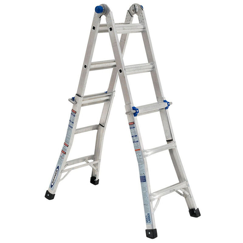 

Werner 14ft Reach Height Multi-Position Ladder, 300lb load capacity 13ft Type IA MT-13