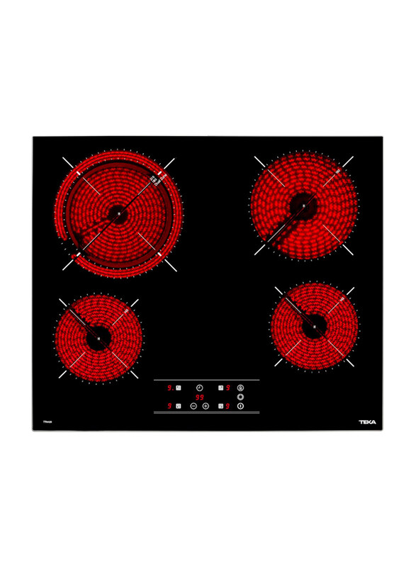 

Teka 4-Burner VitroCeramic Built-In Electric Hob, TT 6420, Black