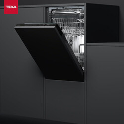 Teka 45cm Built-in Dishwasher with 7 Washing Programs, DFI 44700, Black