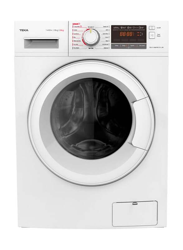 

Teka 8KG Free Standing Washer Dryer, TK5 1480 WD SLIM, White