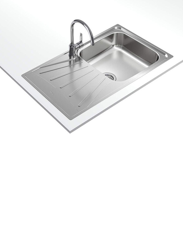 

Teka Starbright 50 E-XN 1B 1D Inset Reversible Sink with Matt Finish, Silver