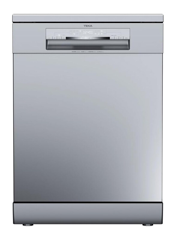 Teka 60cm Free Standing Dishwasher with 8 Washing Programs, DFS 76850 SS, Silver