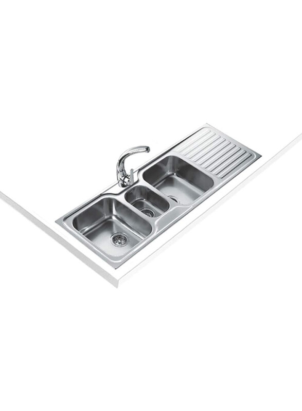 

Teka Classic 2 1/2B 1D Inset Stainless Steel Sink, Silver