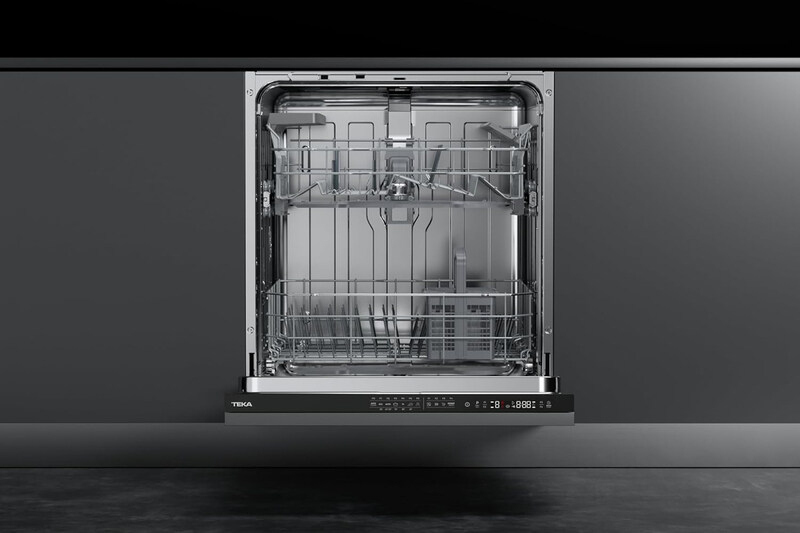 Teka Fully Integrated Built-In Dishwasher with 7 Washing Programs, DFI 46700 ME, Black