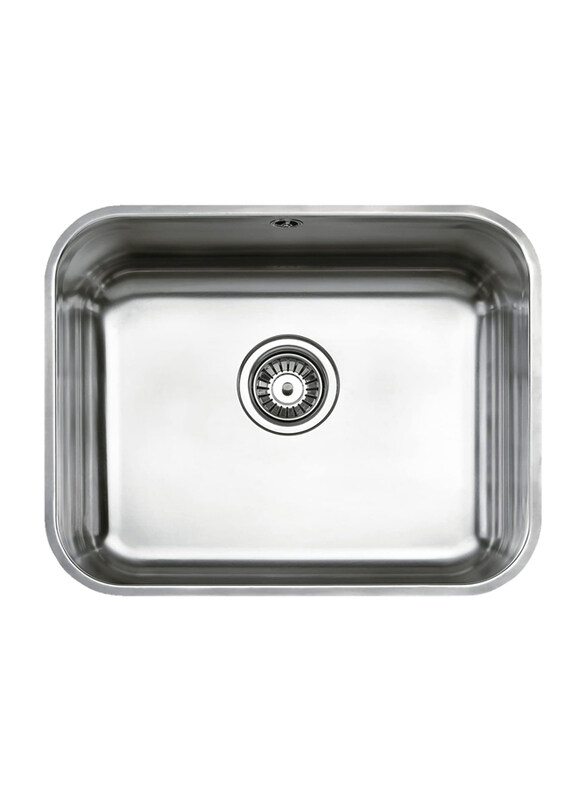 

Teka Be 50.40.20 Plus Rectangular Stainless Steel Kitchen Sink, Silver