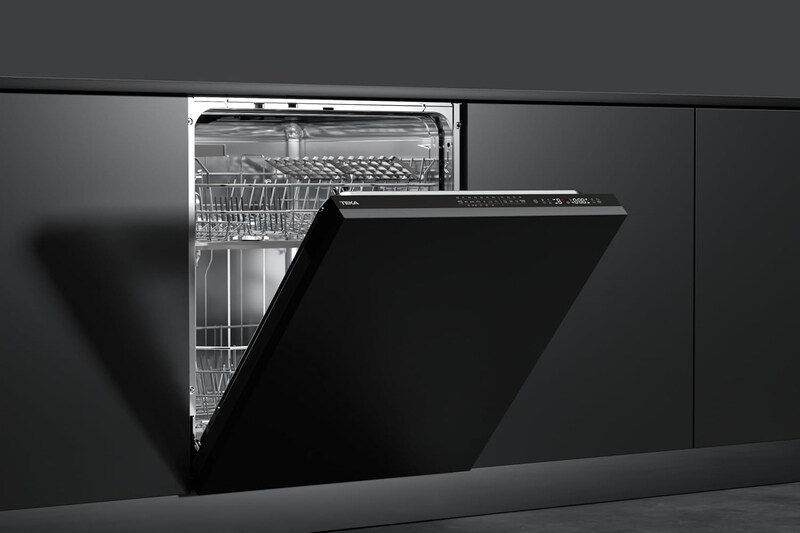 Teka Fully Integrated Built-In Dishwasher with 7 Washing Programs, DFI 46700 ME, Black