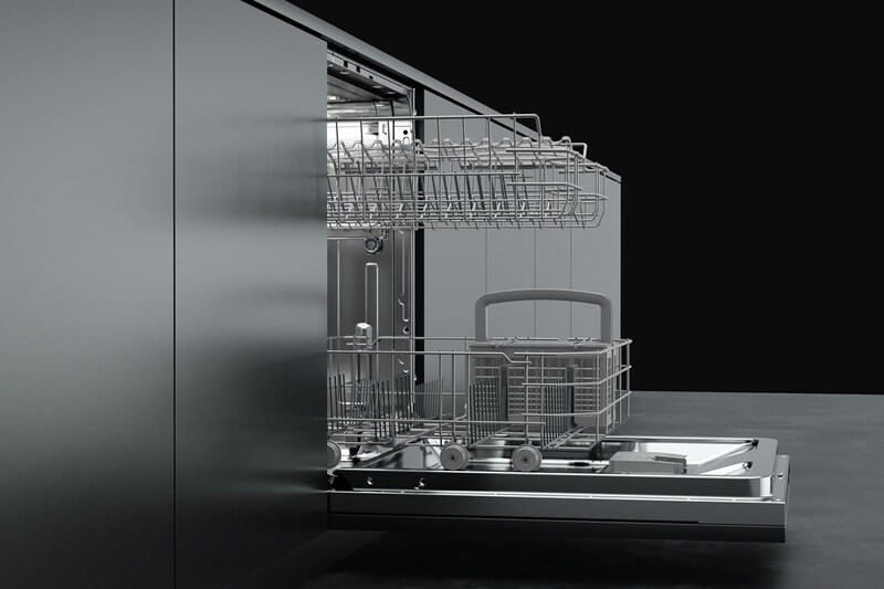 Teka Fully Integrated Built-In Dishwasher with 7 Washing Programs, DFI 46700 ME, Black