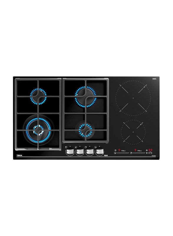 

Teka 6-Burner Built-In Gas and Electric Hob, JZC 96342 BBB, Black