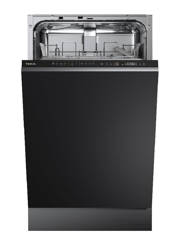 Teka 45cm Built-in Dishwasher with 7 Washing Programs, DFI 44700, Black