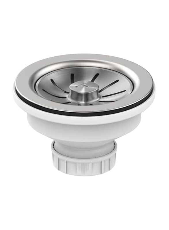 

Teka 1B Series Sink Accesories Helixpro Waste Basket, White/Silver