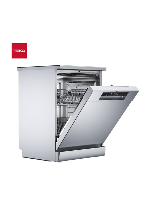 Teka 60cm Free Standing Dishwasher, Silver