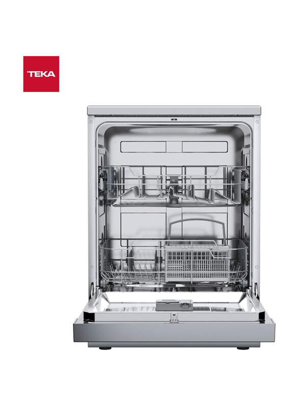 Teka 60cm Free Standing Dishwasher, Silver