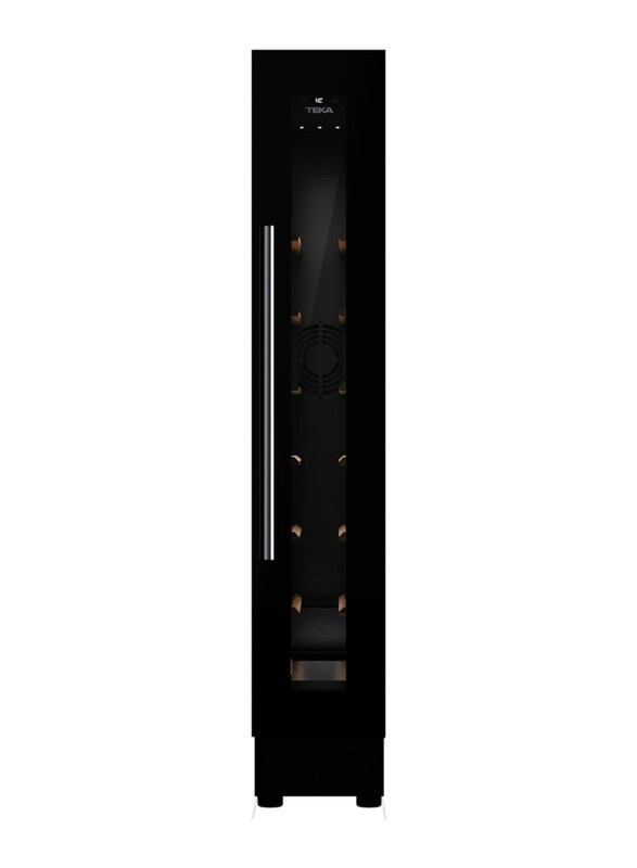 

Teka 25L Built-In Wine Cooler, RVU 10008 GBK, Black