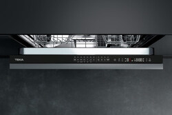 Teka Fully Integrated Built-In Dishwasher with 7 Washing Programs, DFI 46700 ME, Black