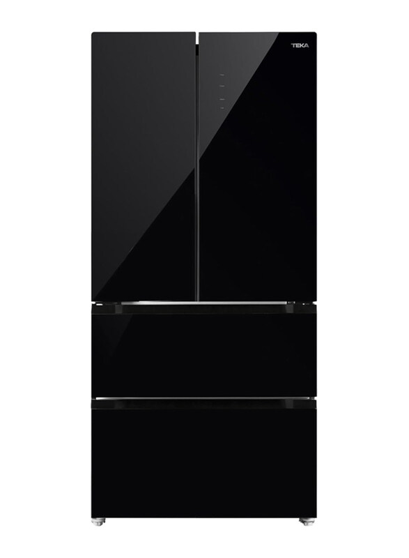 

Teka 510L Free Standing French Door Refrigerator, RFD 75850 GBK, Black