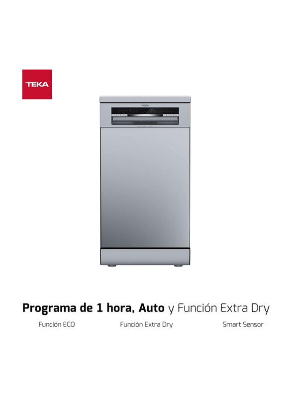 Teka 45cm Free Standing Dishwasher, DFS 44750 SS, Silver