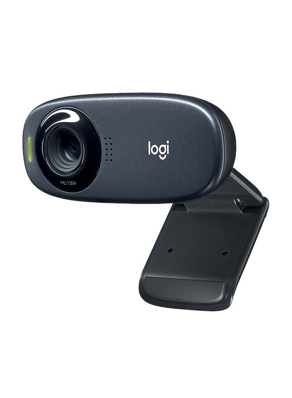 Logitech C310 P HD Webcam, Black