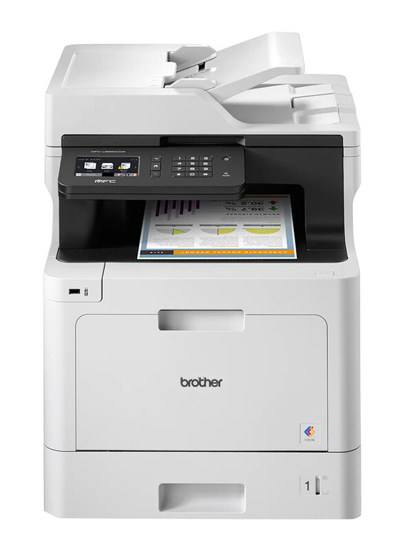 

Brother MFC-L8690CDW Colour Laser Multi-function Printer, White