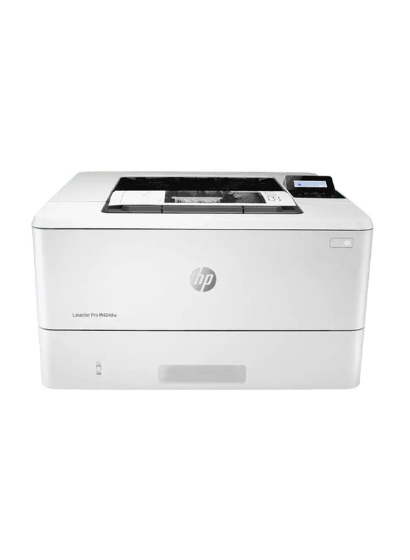 HP LaserJet Pro M404N Mono Black and White Laser Printer, White