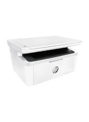 HP LaserJet Pro M28A Mono Black and White Laser Multifunction Printer, White