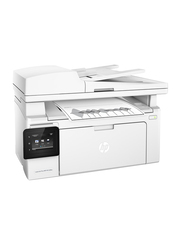 Hp Laser Jet Pro M130fw MFP Black and White Mono All In One Printer, White