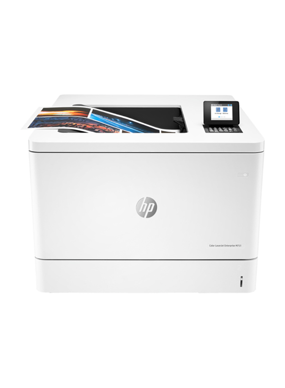HP Colour LaserJet Enterprise M751DN Laser Printer, White