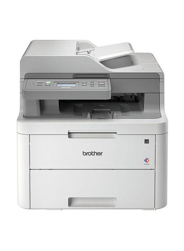 

Brother DCP-L3551CDW Wi-Fi All-in-One LaserJet Printer, White