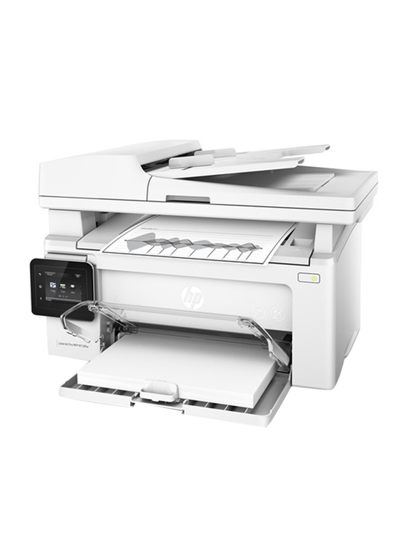 Hp Laser Jet Pro M130fw MFP Black and White Mono All In One Printer, White