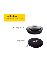 Jabra Speak 710 Portable Bluetooth Speaker, Black/Silver