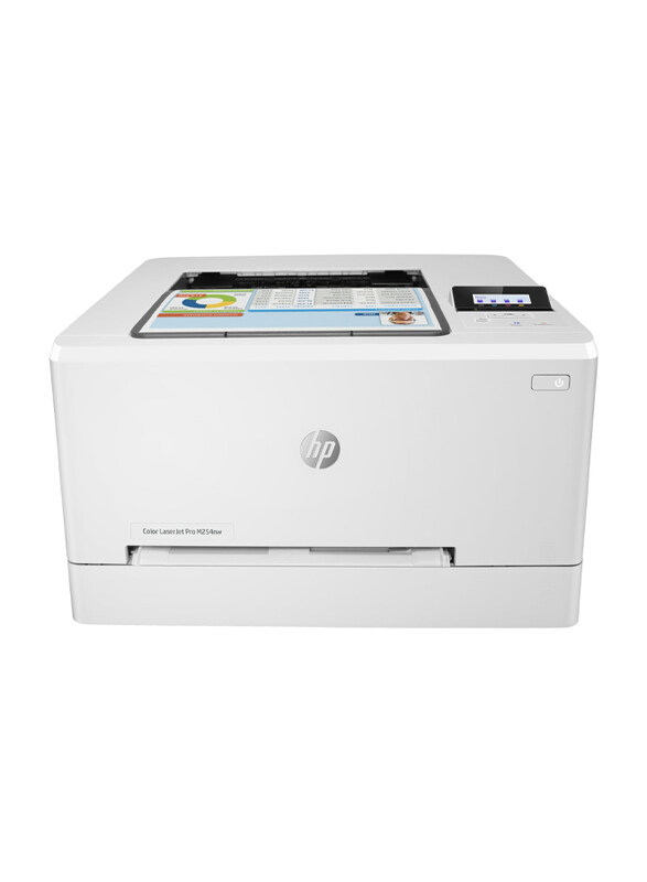 

HP LaserJet Pro M254NW Laser Color Printer, White