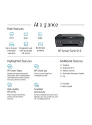 HP Smart Tank 515 Wireless All-in-One Printer, Grey