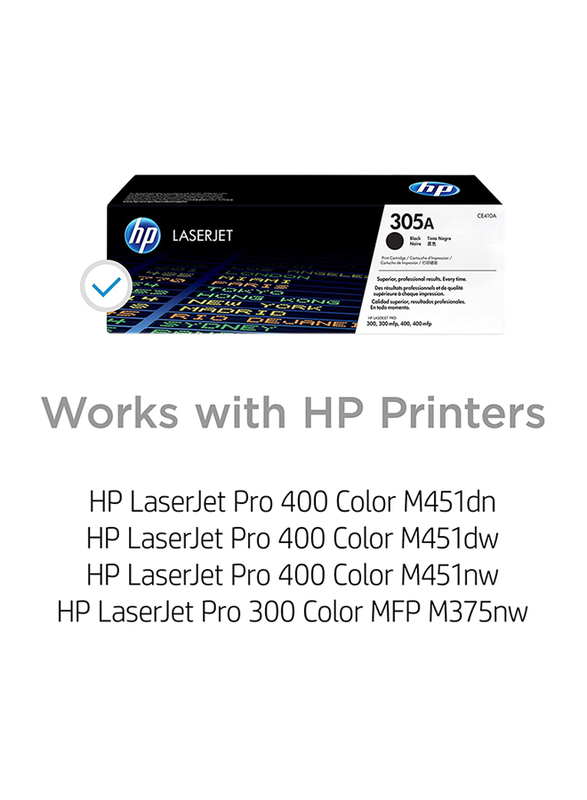HP 305A Black Original LaserJet Toner Cartridge