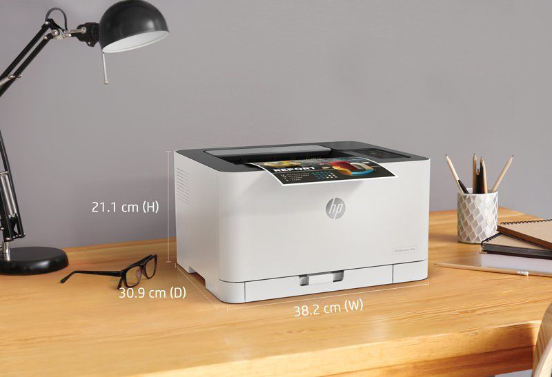 Hp Monochrome Laser Jet 150a Printer, White
