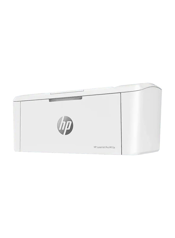 HP LaserJet Pro M15a Mono Black and White Laser Printer, White