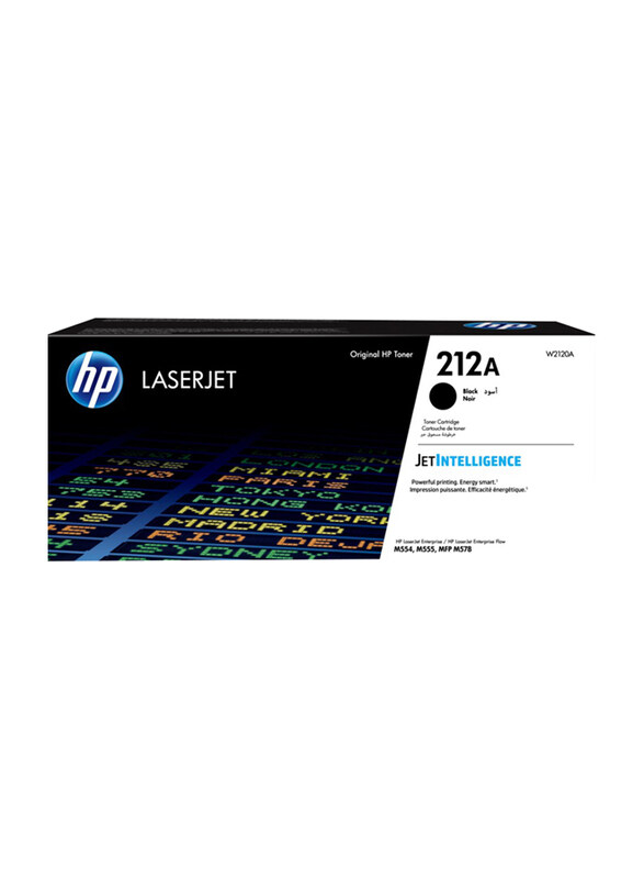 

HP 212A Black Original LaserJet Toner Cartridge, W2120A