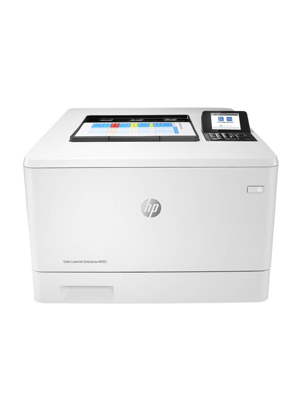 

HP Colour LaserJet ENT M455DN Laser Printer, 3PZ95A, White