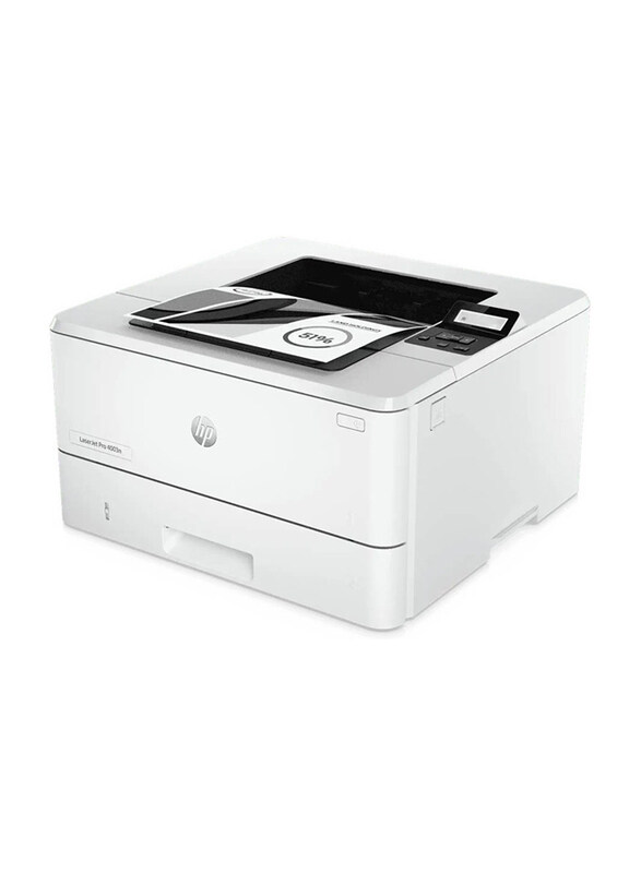 

HP LaserJet Pro 4003N A4 Black and White Printer, 2Z611A, White