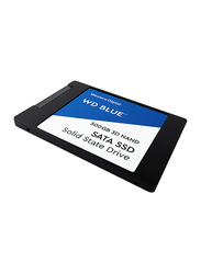 Western Digital 500GB SSD 2.5 Inch 3D Nand Sata Hard Drive, Wds500g2b0a, Blue