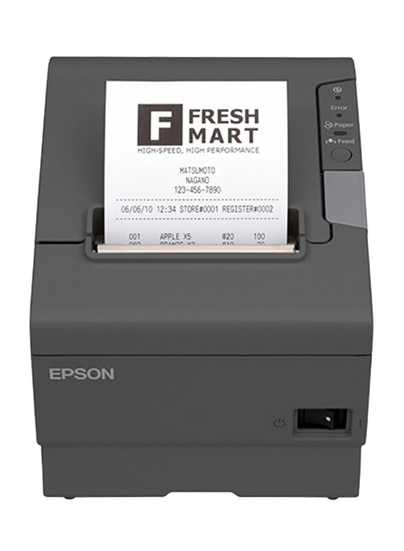 

Epson Thermal POS TM-T88V Receipt Printer, Dark Grey